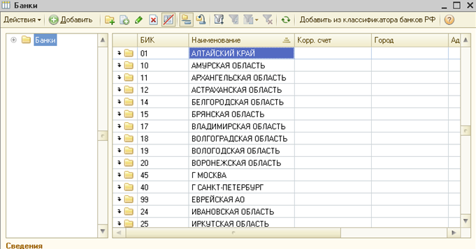Классификатор банков. Справочник банк в 1с 8.3 предприятие. 1с справочник банков. Справочник банки в 1с. Справочник банков в 1с 8.3.